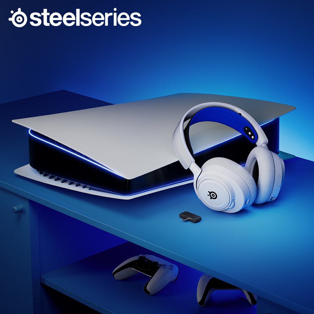 스틸시리즈 Arctis Nova 7P White 무선 게이밍 헤드셋 61561 0004