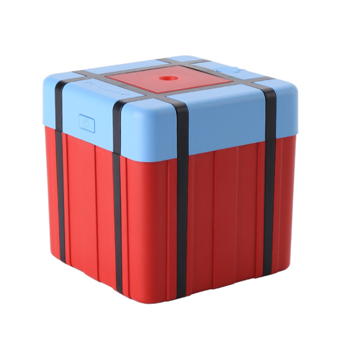 미니 박스 보급상자 USB 충전식 무선 무드등 가습기 0003