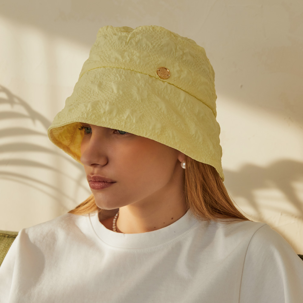 ANC OVERFIT BUCKET HAT_YELLOW