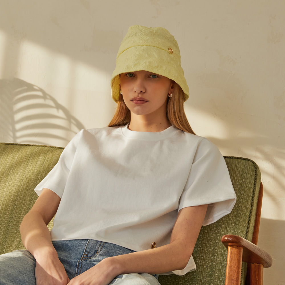 ANC OVERFIT BUCKET HAT_YELLOW 0004