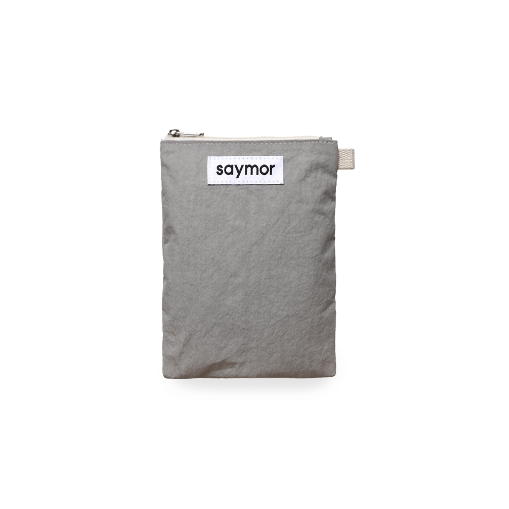 Flat pouch_gray