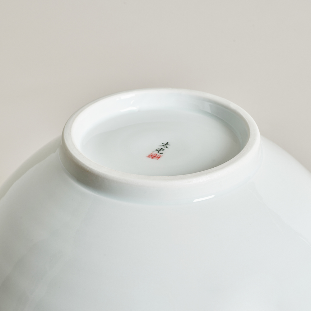 태광 박수재 작가 도자기 달항아리 2호 화병 23cm 0003
