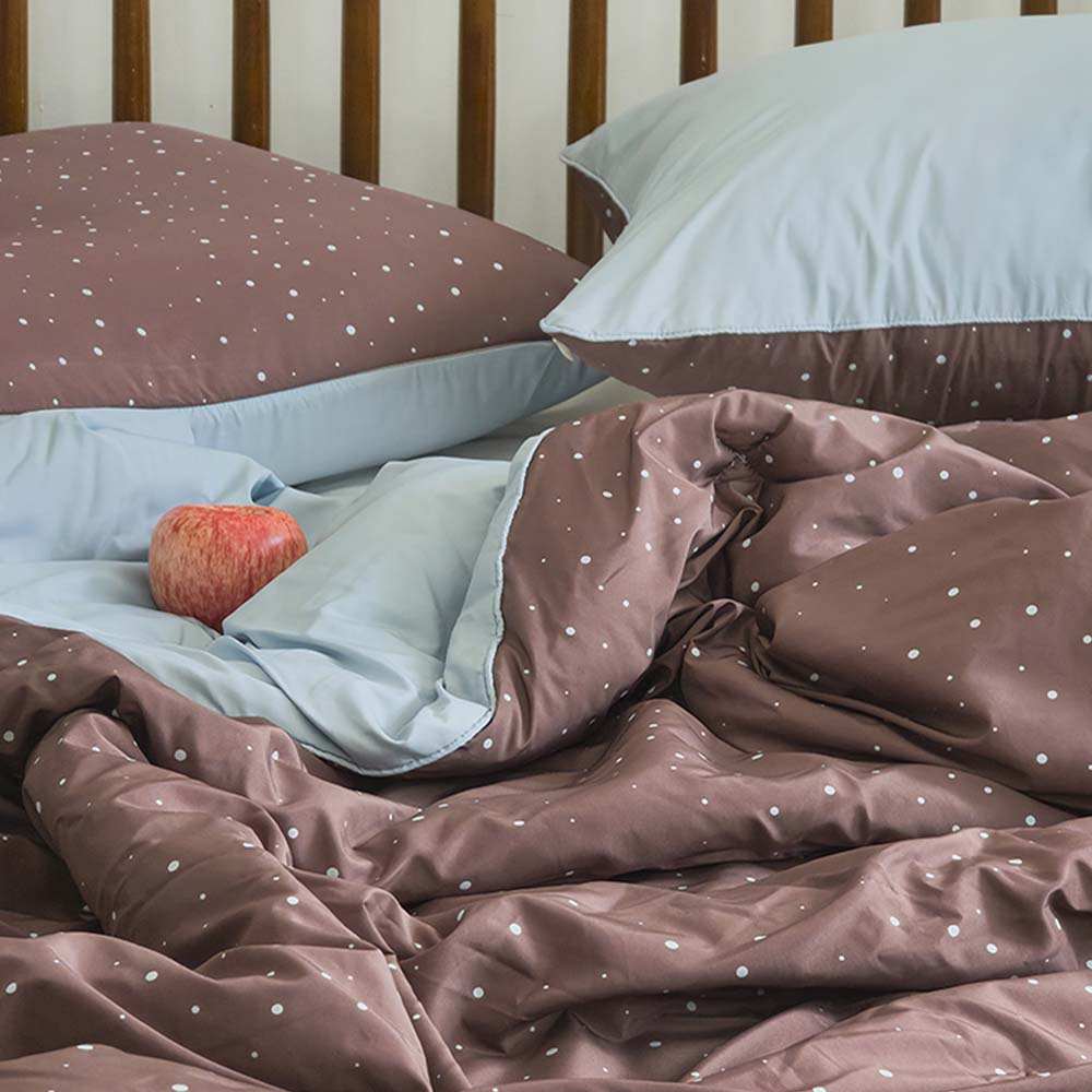 (11/10입고)슬립모먼트 밀키웨이도트 차렵이불 SS 단품 0004