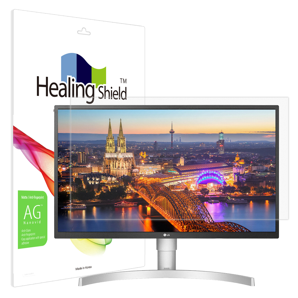 ㈜폰트리 힐링쉴드 LG 울트라HD <b>27UL550</b> 저반사 액정보호필름