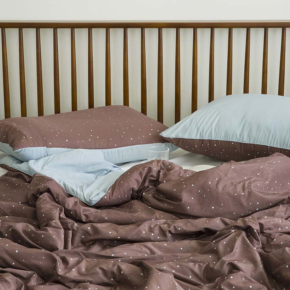 (11/10입고)슬립모먼트 밀키웨이도트 차렵이불 SS 단품 0005