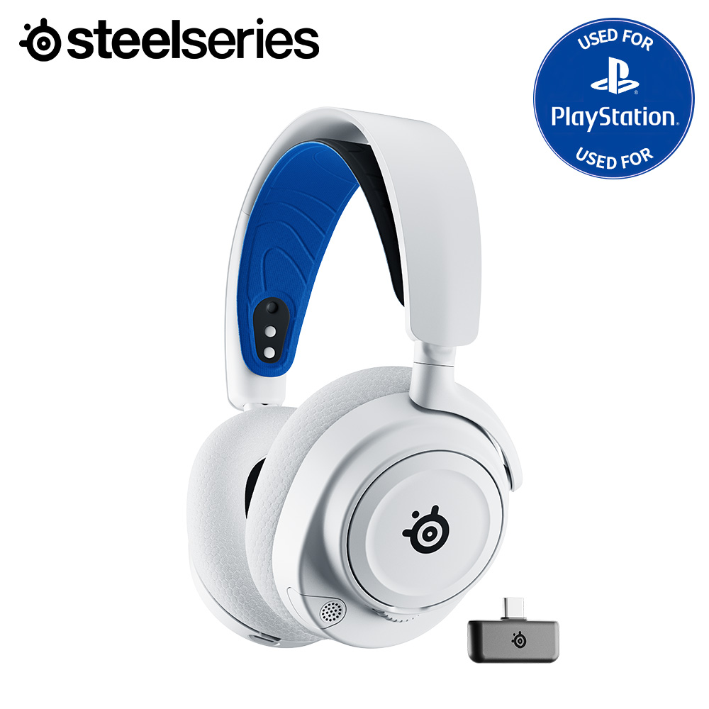 스틸시리즈 Arctis Nova 7P White 무선 게이밍 헤드셋 61561 0007