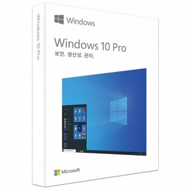 마이크로소프트 마이크로소프트 Microsoft Windows 10 Pro 처음사용자용 한글