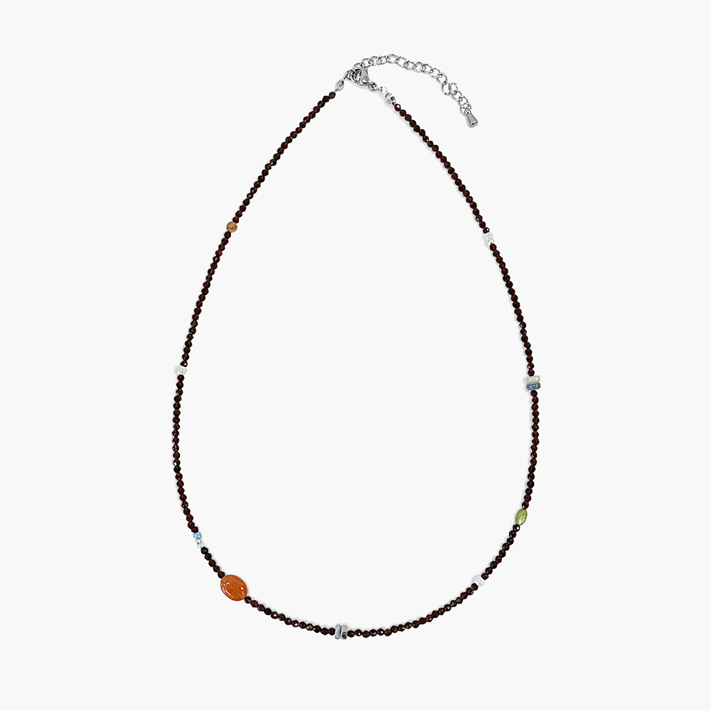 Bohemian brown necklace 0002