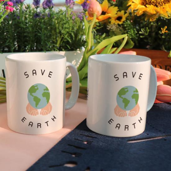 산동세라믹/천호 꾸밈 bc259-디자인머그컵2p-세계물의날