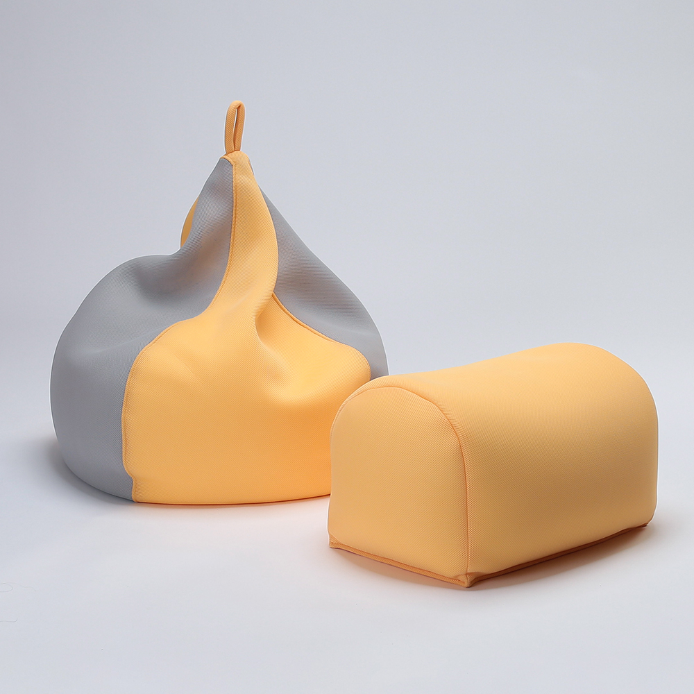 [빈백+풋스툴 세트] 소형 코쿤 C107 어린이빈백 0004