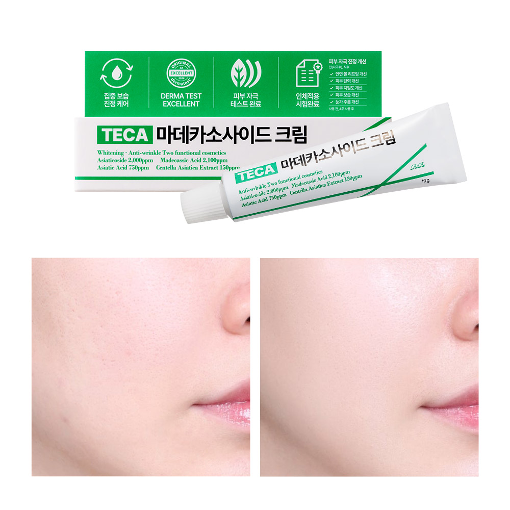 리르 TECA 마데카소사이드 크림 10g / 피부 진정