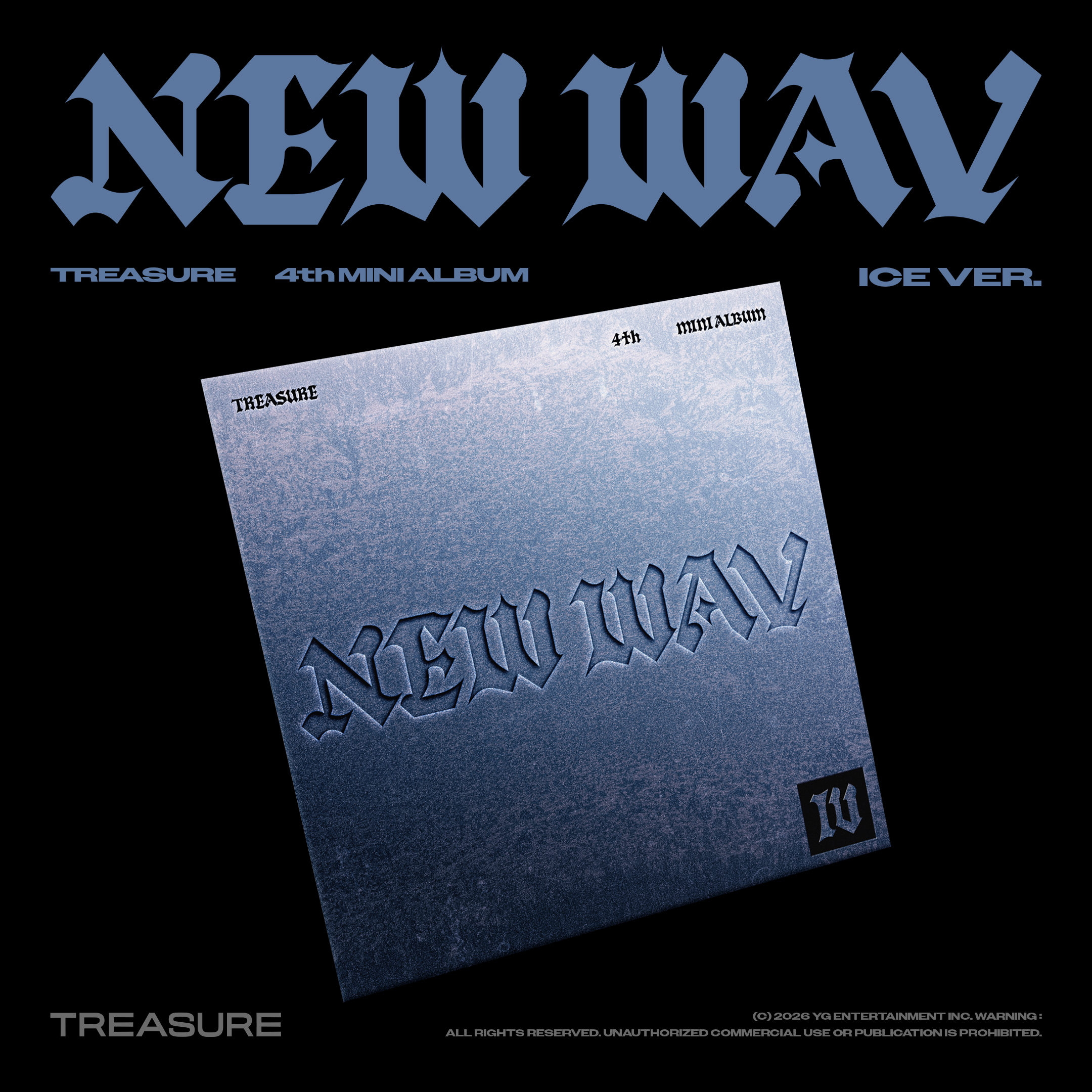 트레저 (TREASURE) - 미니앨범 4집 [NEW WAV] (ICE VER.)