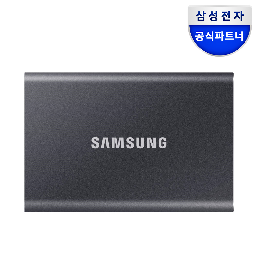 삼성전자 삼성전자 외장 SSD T7 4TB 그레이 MU-PC4T0T/WW 파우치 증정