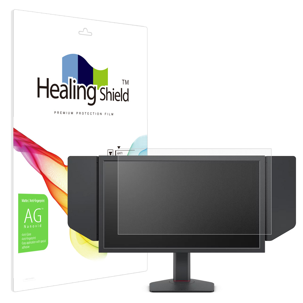 아트박스/힐링쉴드 벤큐 XL2566X 플러스 저반사 액정보호필름