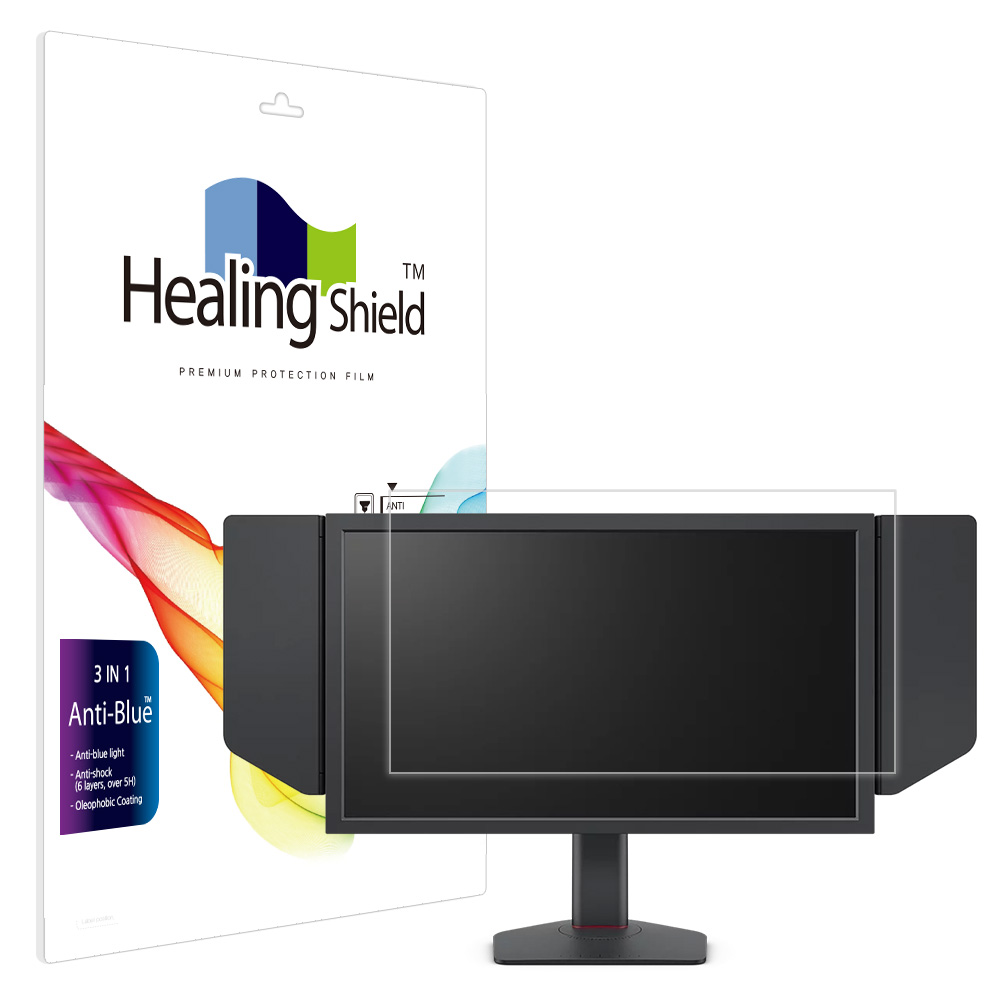 아트박스/힐링쉴드 벤큐 XL2566X 플러스 블루라이트차단 액정보호필름