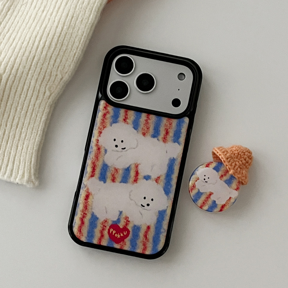 ppokku rug time [블랙 맥세이프 범퍼케이스]