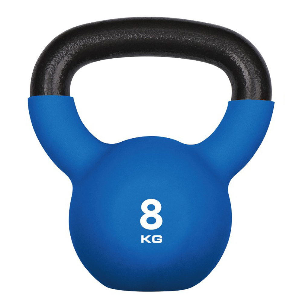 아트박스/스포빅스 스포빅스 네오프렌 케틀벨 8kg 블루 홈트 덤벨