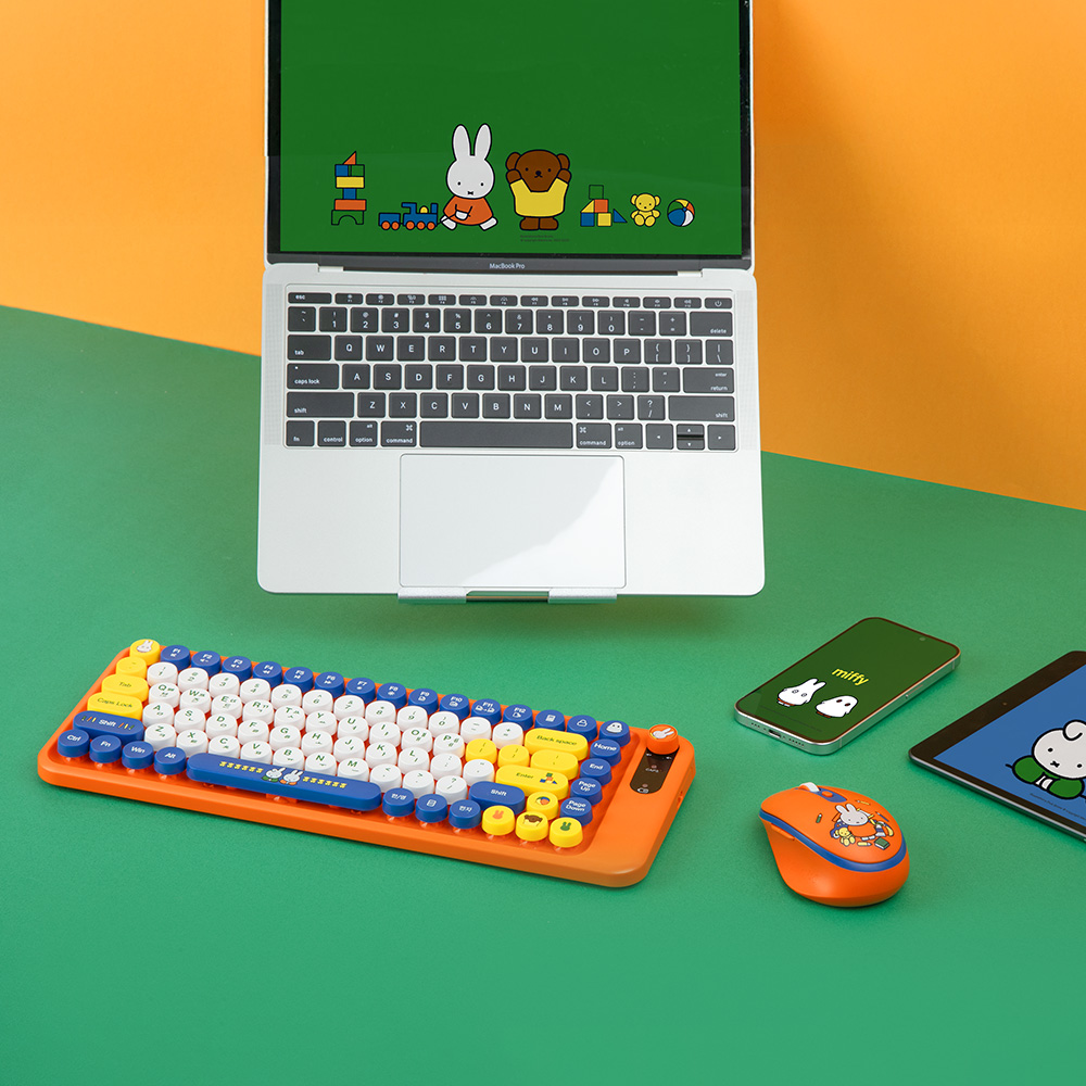 미피 무선 멀티페어링 키보드 마우스 콤보 세트 0003