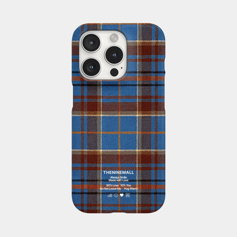 vintage check scarf [하드 폰케이스] 0003