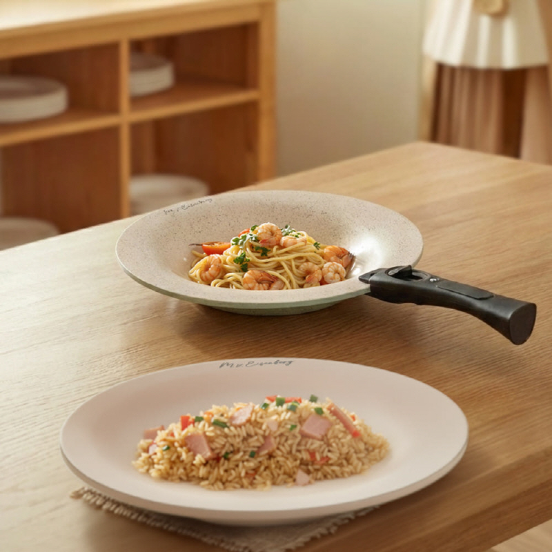 세라믹 플레이팅팬 깊은팬 28cm+탈착식핸들 0004