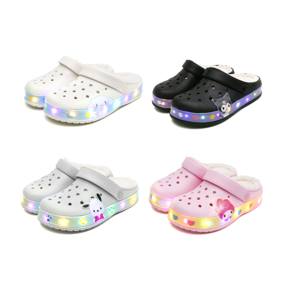 산리오 팝핑 라이팅 방한샌들