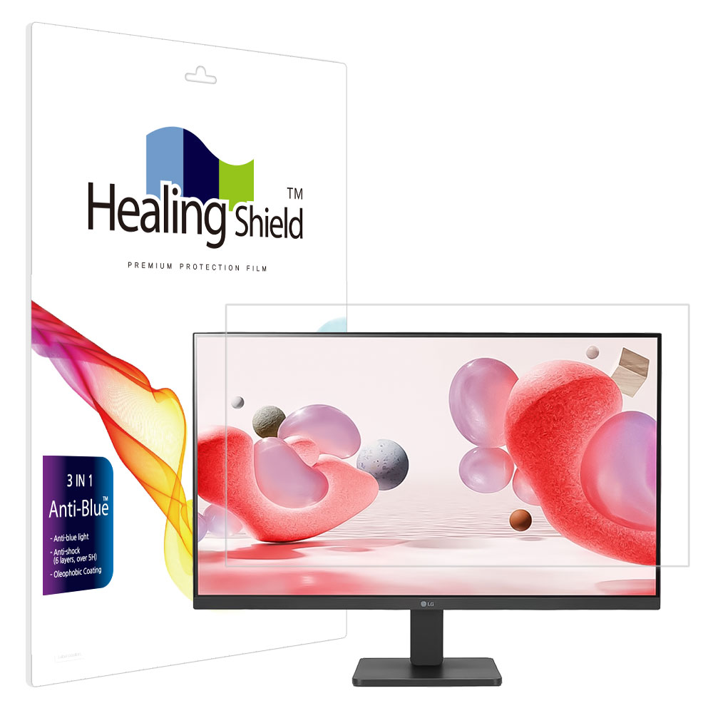 힐링쉴드 LG 27MR400 블루라이트차단 액정보호필름