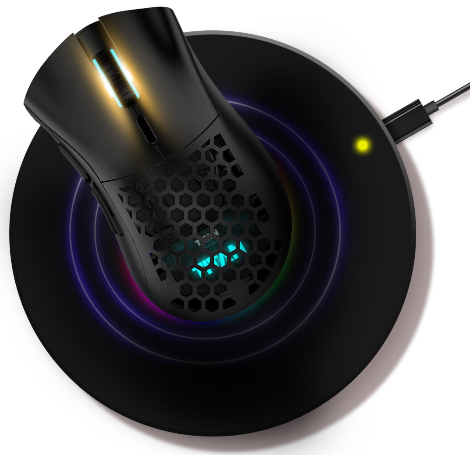 아트박스/프로메딕 TITAN GS AIR 무선 충전 게이밍 LED 마우스-컬러랜덤