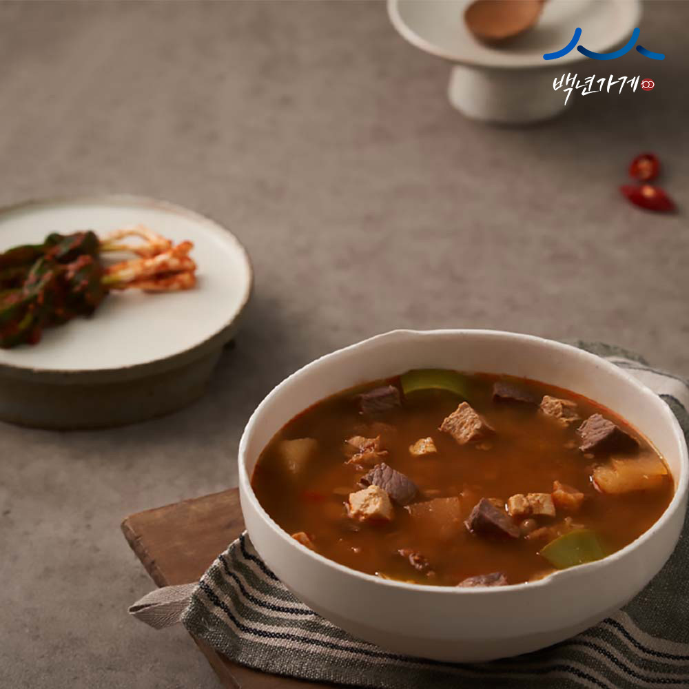 아트박스/비더블유아이 백년가게 전동집 우대갈비 된장찌개 간편 밀키트 2개