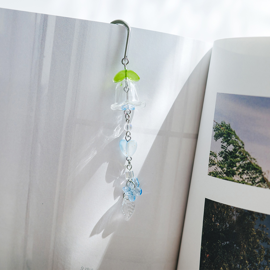 은방울꽃 후우링 책갈피 금속 북마크 풍경 0003