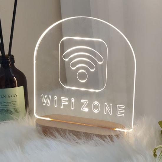 Z.J Photoelectric 꾸밈 ga434-LED사인무드등 와이파이존