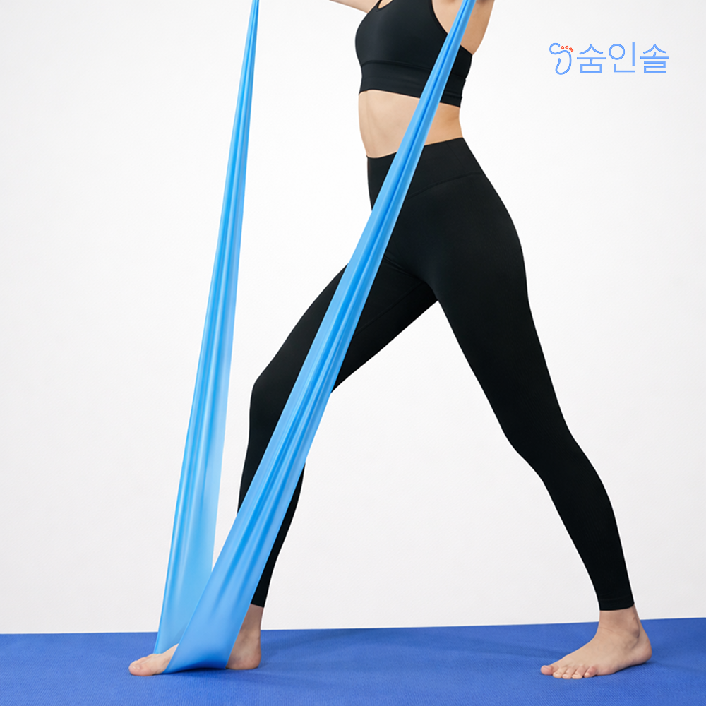 아트박스/숨인솔 숨인솔 스트레칭밴드 요가 근력운동 필라테스 홈트