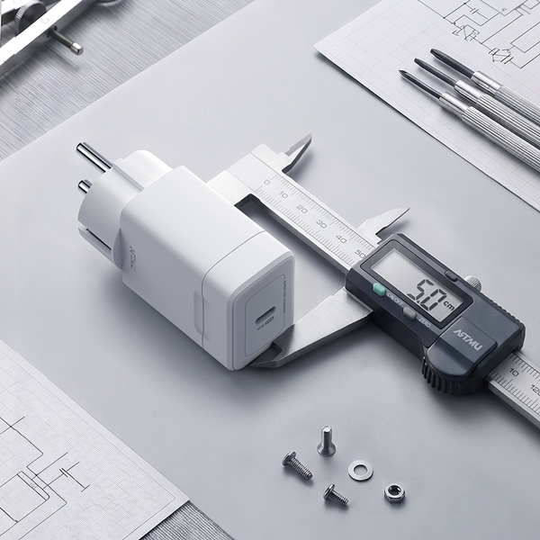 USB PD 45W PPS GaN 접지 초고속 충전기 GB451 화이트 0003