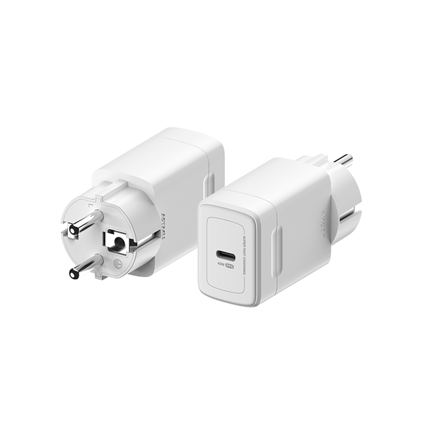 USB PD 45W PPS GaN 접지 초고속 충전기 GB451 화이트