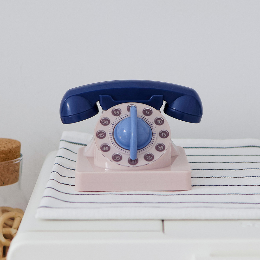 전화기 다이얼 수동 주방 타이머 0004