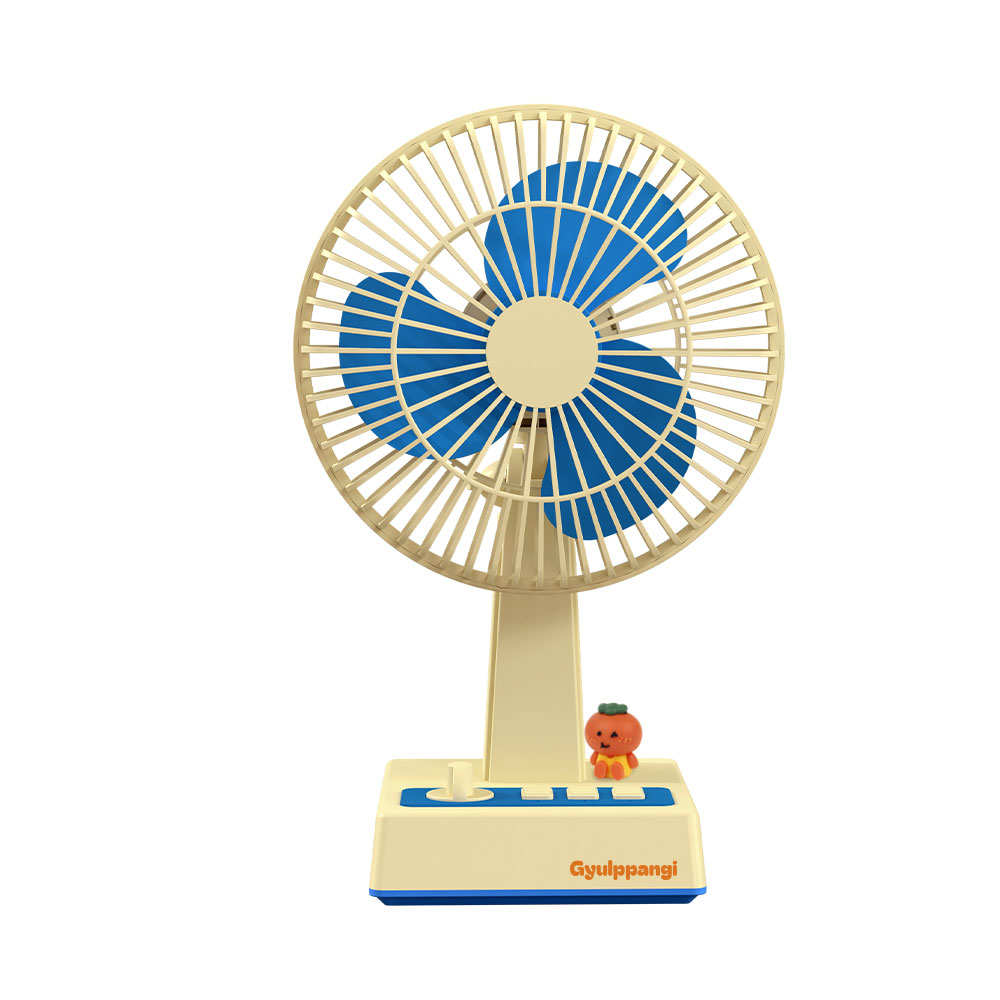 제주하우스 귤빵이 BLDC 탁상용 레트로 언바람 선풍기