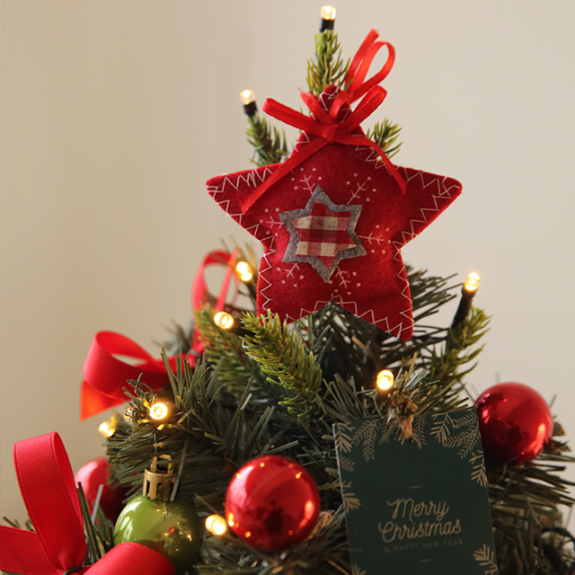 쁘띠 크리스마스 우드홈 수제트리세트 0023