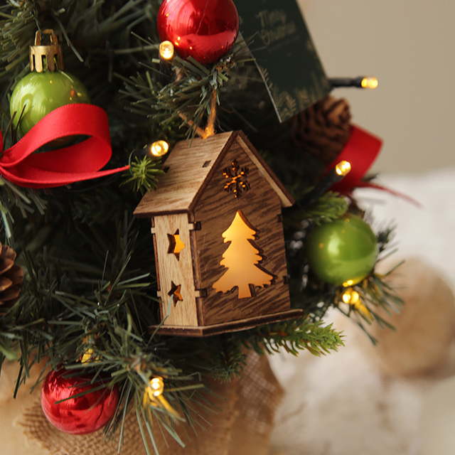 쁘띠 크리스마스 우드홈 수제트리세트 0024