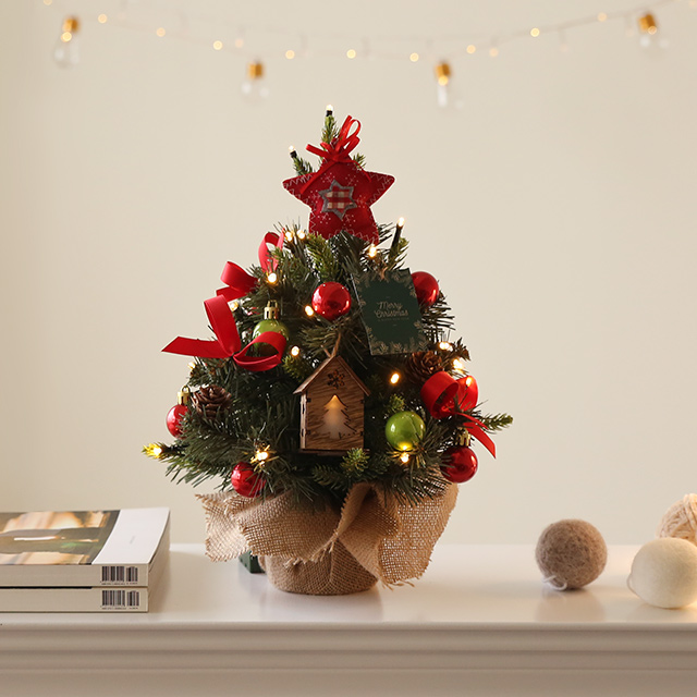 쁘띠 크리스마스 우드홈 수제트리세트 0025