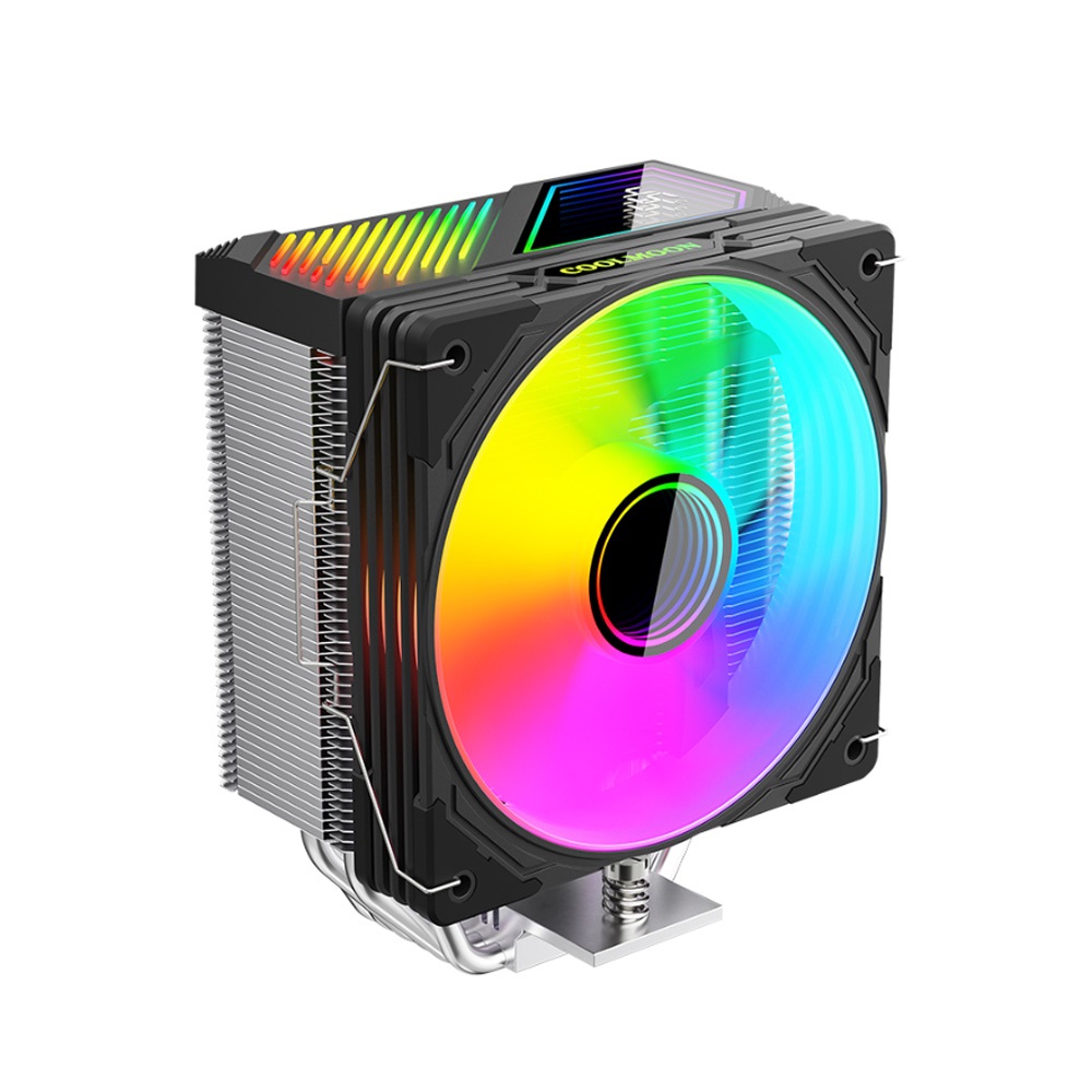 비트로 온도 모니터링 CPU 쿨러 120mm 디스플레이 쿨링 팬쿨러