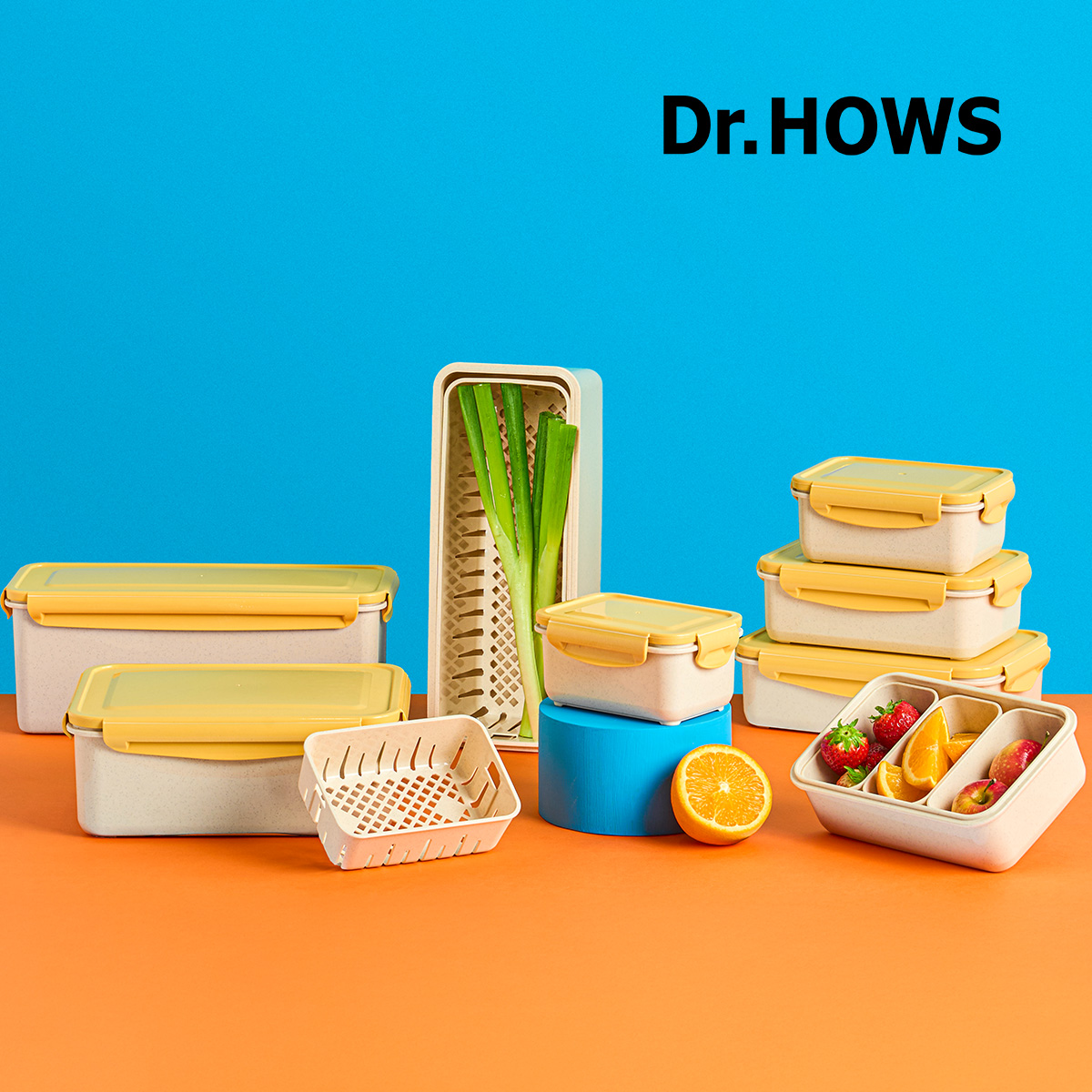 닥터하우스 오래 신선항균 밀폐용기 6종세트