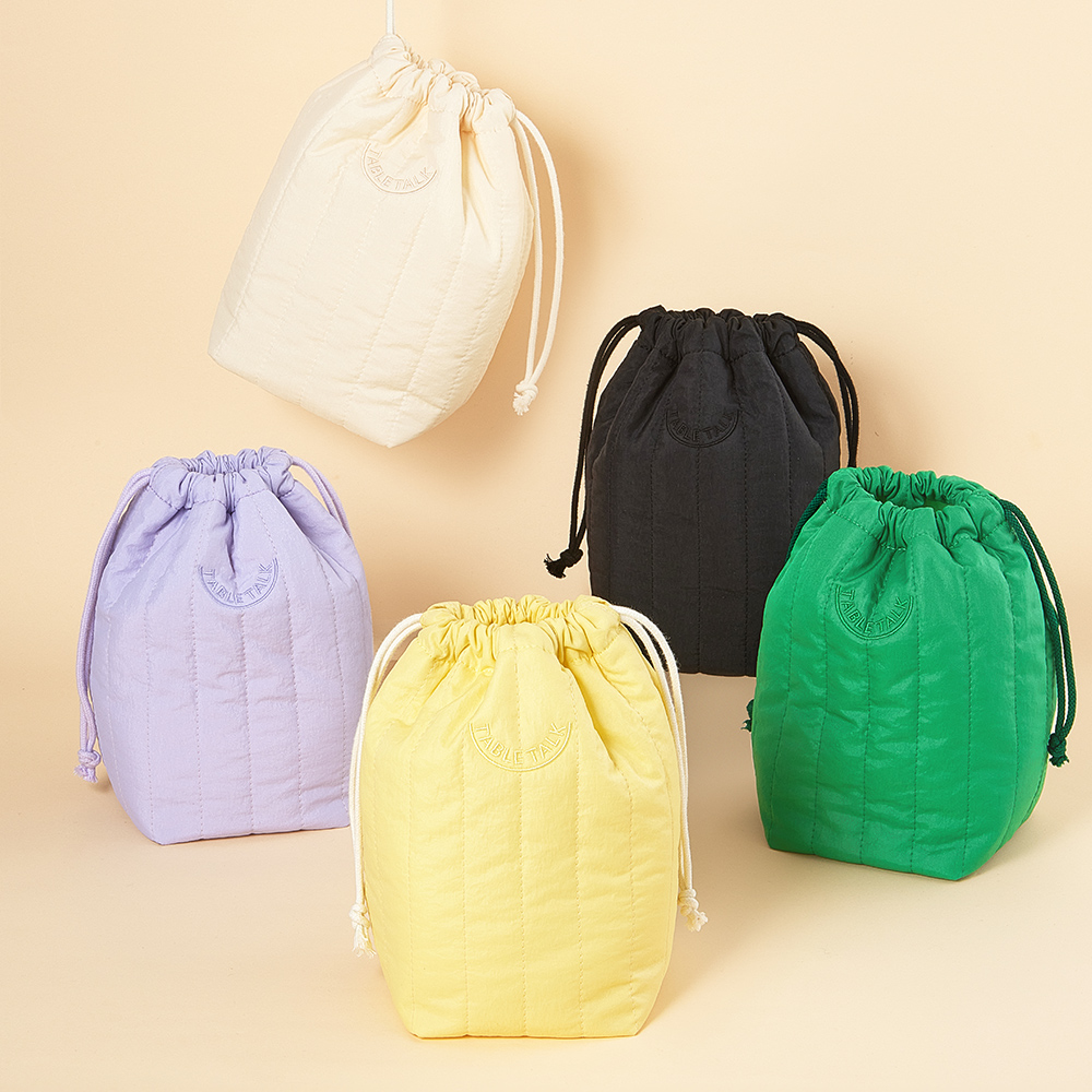 [안테나샵] 테이블토크 패딩 스트링 파우치 0002