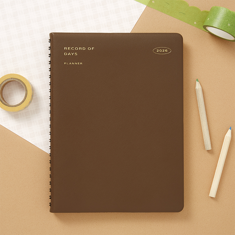 2026 브라운 스프링 다이어리 (04013912)
