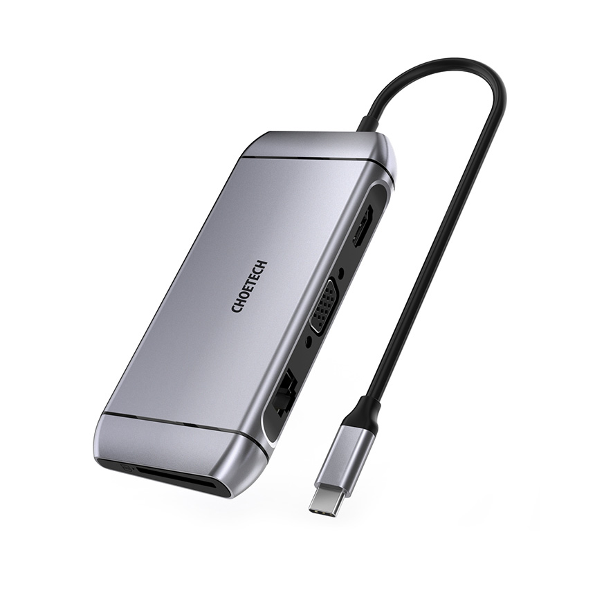 초텍 9in1 C타입 to 어댑터 허브 HUB-M15-GY 0002