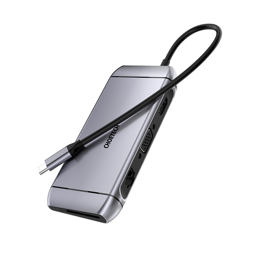 초텍 9in1 C타입 to 어댑터 허브 HUB-M15-GY 0003