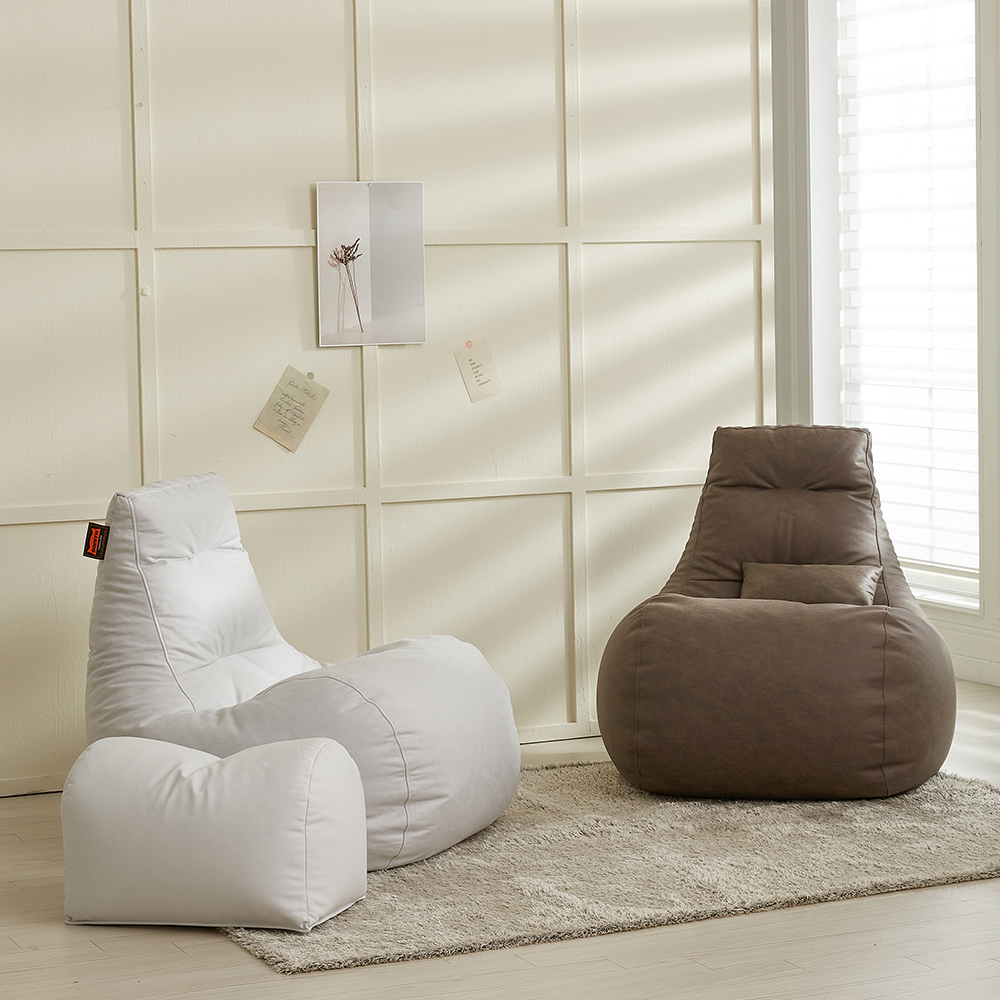 초대형 티아라 BF501 비건레더 빈백소파 0003