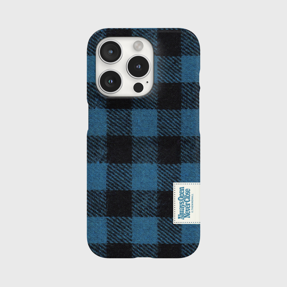 플러피 체크 라벨 [하드 폰케이스] 0004