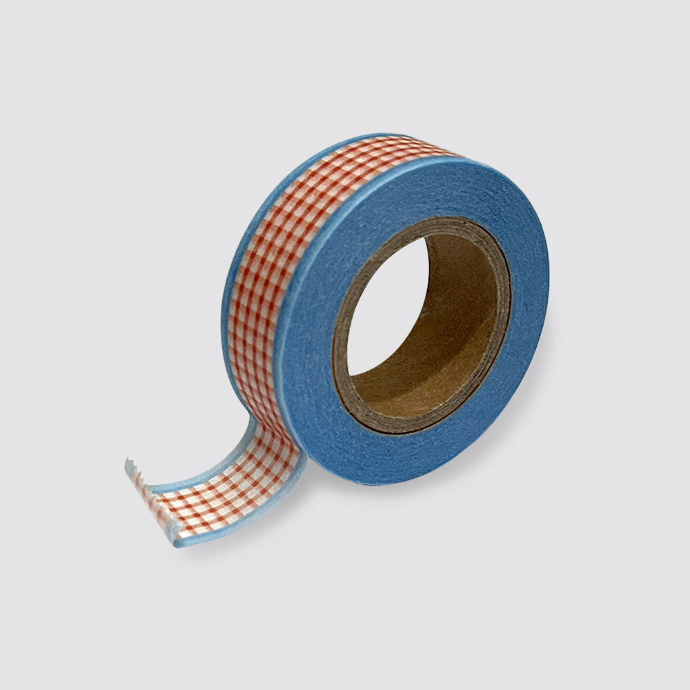 girlish check masking tape 0002