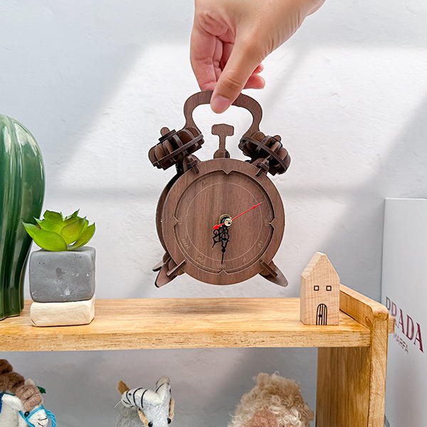 우드 클래식 탁상 시계 만들기 - 1인세트 0003