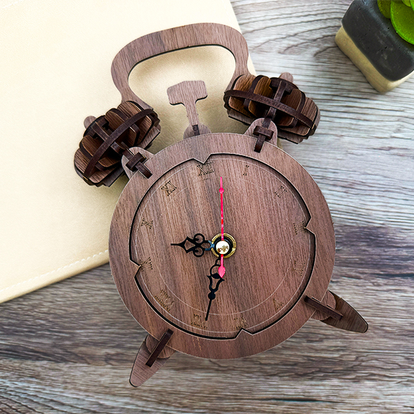 우드 클래식 탁상 시계 만들기 - 1인세트 0005