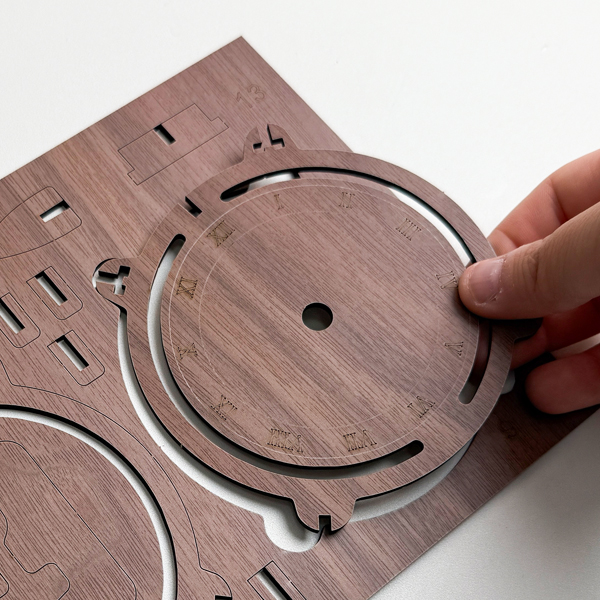 우드 클래식 탁상 시계 만들기 - 1인세트 0006